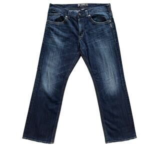 Silver Jeans Mens Size 36 36x30 Blue Gordie straight leg Cabincore Western